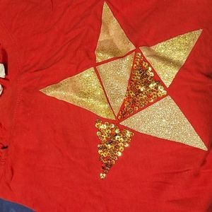 Gap kids Size L (10) red long sleeved shirt